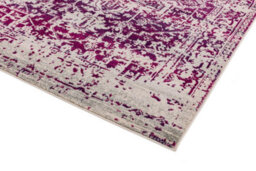 Red Floral Traditional Easy To Clean Rug For Dining Room-160Cm X 230Cm - thumbnail 2