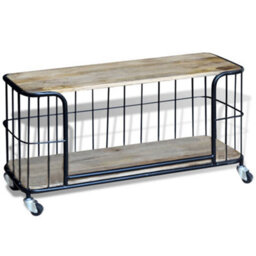 Berkfield Tv Cabinet Solid Mango Wood 100X40X45 Cm - thumbnail 4