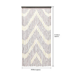 Jvl Provence Beaded Door Curtain, 90 X 180 Cm, Arrow - thumbnail 6