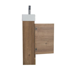 Plum&clay Condense Oak Floor Standing Cloakroom Vanity Unit (W)390mm - thumbnail 3