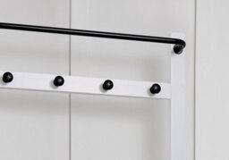 Nöa & Nani Noa & Nani Bathroom Storage And Towel Hook Cabinet In Classic White Karlstad - thumbnail 4