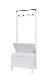 Nöa & Nani Noa & Nani Bathroom Storage And Towel Hook Cabinet In Classic White Karlstad - thumbnail 6