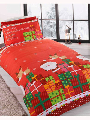 Dear Santa Christmas Junior Toddler Duvet Cover & Pillowcase Set - image 1