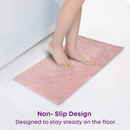 Blue Canyon 2-Piece Cotton Bath & Pedestal Mat Set Soft Highly Absorbent Quick-Dry Elegant Bathroom Rugs Non-Slip Machine Washable - thumbnail 5