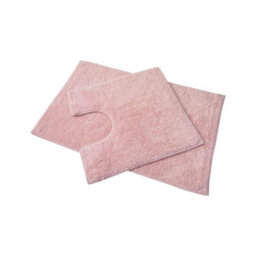 Blue Canyon 2-Piece Cotton Bath & Pedestal Mat Set Soft Highly Absorbent Quick-Dry Elegant Bathroom Rugs Non-Slip Machine Washable - thumbnail 1