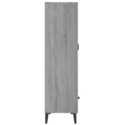 Berkfield Highboard Grey Sonoma 70X31X115 Cm Engineered Wood - thumbnail 6