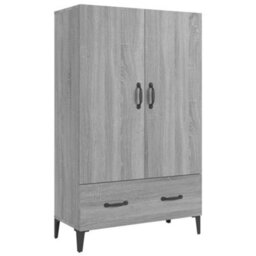 Berkfield Highboard Grey Sonoma 70X31X115 Cm Engineered Wood - thumbnail 2