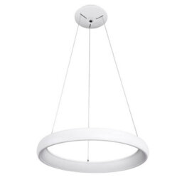Luminosa Lighting Luminosa Modern Led Hanging Pendant White, Warm White 3000K 2750Lm