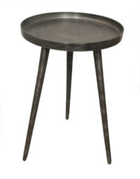Aspect Furniture Maxine Tripods Metal Side Table,antique Silver - thumbnail 5