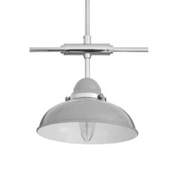 Orsina Grey Chrome Pendant Light With 3 Stainless Steel Shades, Vintage Industrial Ceiling Light For Kitchen Island - thumbnail 4