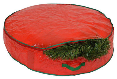 Shatchi Christmas Wreath/garland Storage Bag 60 X 20 Cm - image 1