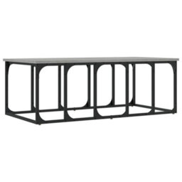 Berkfield Modern Coffee Table Grey Sonoma 100X50X35.5 Cm Engineered Wood - thumbnail 6
