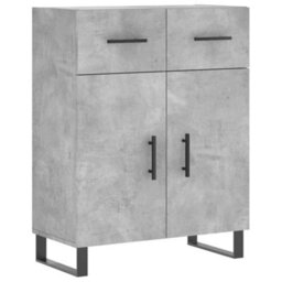 Berkfield Highboard Concrete Grey 69.5X34X180 Cm Engineered Wood - thumbnail 7