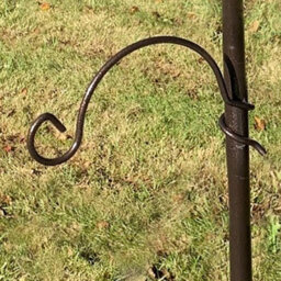 Selections Hanging Feeder Bracket Hook For Metal Bird Feeding Stations With Spiral Fixing