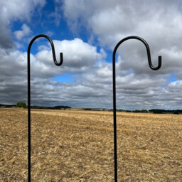 Selections Pair Of Garden Shepherds Crook Black Metal Border Hooks (2.18M) - thumbnail 4