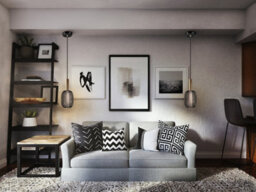 Luminosa Lighting Luminosa Micrón Slim Pendant Ceiling Light Gold, Black Led 3000K - Uk Stock - thumbnail 3