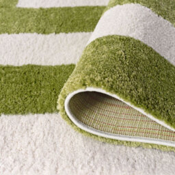 The Rugs Joli Green And White Geometric Rug Soft Dense Pile Easy To Clean And Pet Friendly For Living Rooms And Bedrooms - thumbnail 6