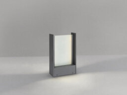 Luminosa Lighting Luminosa Matia Outdoor Pedestal Light Grey Led 3000K Ip 65 - Uk Stock - thumbnail 4