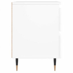Berkfield Bedside Cabinet White 40X35X50 Cm Engineered Wood - thumbnail 7