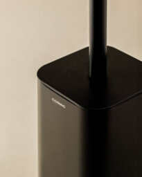 Cosmic Toilet Brush, Stainless Steel, Freestanding, Anti-Corrosion, Matt White, Nea Collection - thumbnail 2