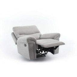 More4Homes Fosse 2 + 3  Seater Manual Recliner Fabric Modern Living Sofa Dark Grey - thumbnail 6