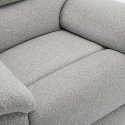 More4Homes Fosse 2 + 3  Seater Manual Recliner Fabric Modern Living Sofa Dark Grey - thumbnail 7