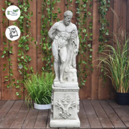 Hercules Male Classic Stone Cast Garden Ornament - thumbnail 3