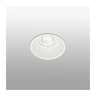 Luminosa Lighting Luminosa Gas 1 Light Round Recessed Spotlight White, Gu10 - image 1