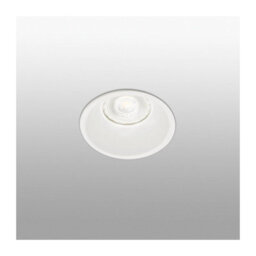Luminosa Lighting Luminosa Gas 1 Light Round Recessed Spotlight White, Gu10 - thumbnail 1