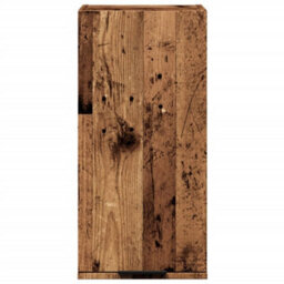 Berkfield Wall-Mounted Bathroom Cabinet Old Wood 32X20X67 Cm - thumbnail 4