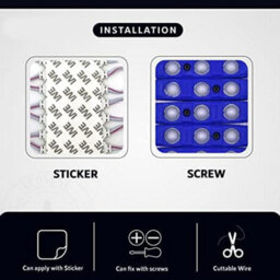 Ledsone Led Injection Module  Smd Ip65 Waterproof Decorative Light  With Tape Adhesive Backside, Blue,  10 Pack - thumbnail 4