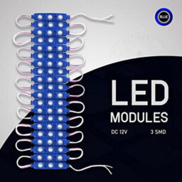 Ledsone Led Injection Module  Smd Ip65 Waterproof Decorative Light  With Tape Adhesive Backside, Blue,  10 Pack - thumbnail 7