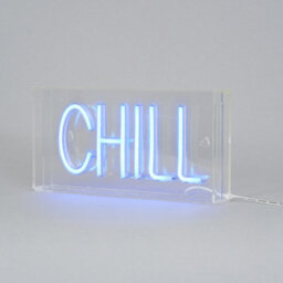 Litecraft Glow Blue Led Chill Acrylic Neon Style Light Box - thumbnail 3