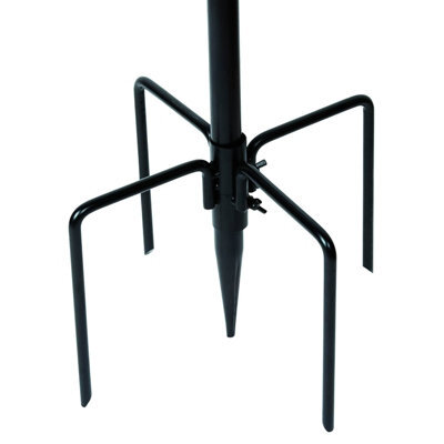 Crystals Wild Bird Feeder Stabiliser Base  Black Garden Stand With Feet Spikes For Feeding Stations - image 1
