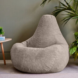 icon Gaming Bean Bag Recliner Jumbo Cord Stone - thumbnail 3