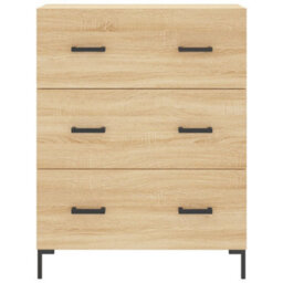 Walplus Highboard Sonoma Oak 69.5X34X180 Cm Engineered Wood - thumbnail 8