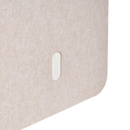 Beliani Desk Screen Foldy Beige - thumbnail 8