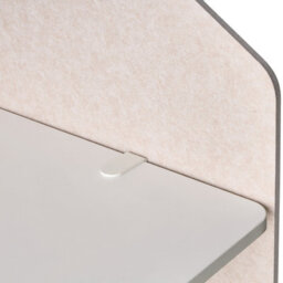 Beliani Desk Screen Foldy Beige - thumbnail 7