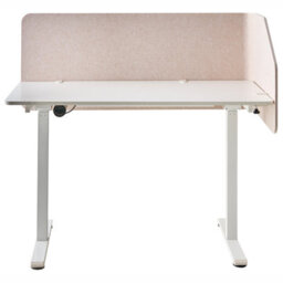 Beliani Desk Screen Foldy Beige - thumbnail 4
