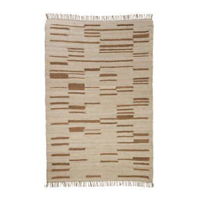 Where Saints Go Ltd Kova Rug Brown And Natural Abstract Large Living Room Area Design 120 X 170Cm - image 1