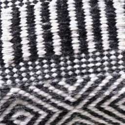Pacific Lifestyle Indoor And Outdoor Black And White Inca Pattern Scatter Cushion - thumbnail 5
