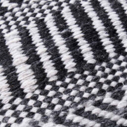 Pacific Lifestyle Indoor And Outdoor Black And White Inca Pattern Scatter Cushion - thumbnail 6