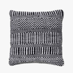 Pacific Lifestyle Indoor And Outdoor Black And White Inca Pattern Scatter Cushion - thumbnail 2