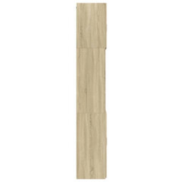 Berkfield Highboard Sonoma Oak 80X42.5X249 Cm Engineered Wood - thumbnail 7