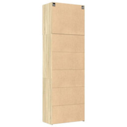 Berkfield Highboard Sonoma Oak 80X42.5X249 Cm Engineered Wood - thumbnail 8