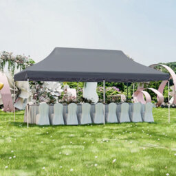 Costway 3M X 6M Pop-Up Canopy Tent Folding Instant Sun Shelter W/ Carrying Bag - thumbnail 4
