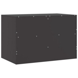Berkfield Tv Cabinets 2Pcs Black 67X39X44 Cm Steel - thumbnail 9