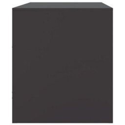Berkfield Tv Cabinets 2Pcs Black 67X39X44 Cm Steel - thumbnail 8