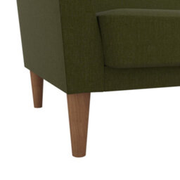 Novogratz Regal Sofa Bed In Fabric Green - thumbnail 4