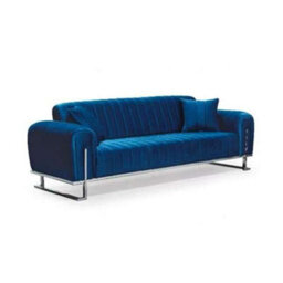 Sliding Wardrobes 4 u LTD Richmn 3+2 Plush Velvet Sofa Sofa Set Available In 3 Colors - Blue 3+2 - thumbnail 3